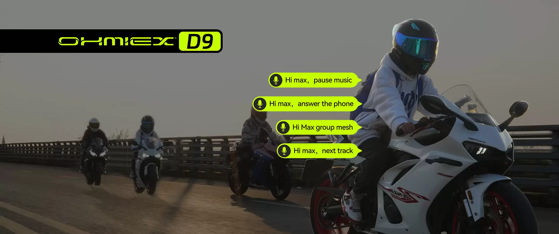 スマートヘルメット Bluetooth ヘッドセット